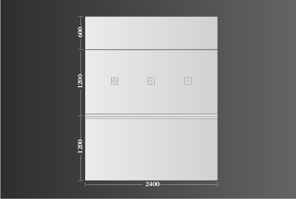 廚衛(wèi)頂極簡主義2400（1200+1200+600）線型49